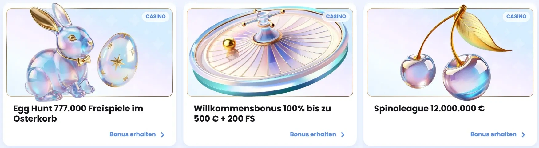Boni und Aktionen